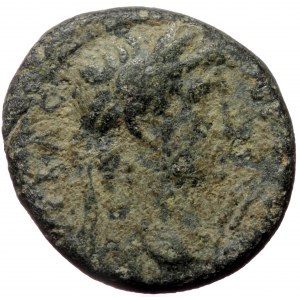 Mysia, Germe, Titus and Domitian (79-81), AE (Bronze, 16,3 mm, 2,88 g). Obv: [AYTO KAI - C]ЄBAC, laureate head of Titus