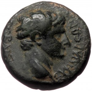 Phrygia, Synnada AE (Bronze 5,82g 17mm) Tiberius (Augustus, 14-37) Magistrate: Krassos (without title)