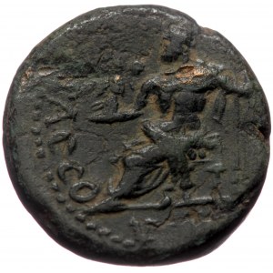 Phrygia, Synnada AE (Bronze 5,82g 17mm) Tiberius (Augustus, 14-37) Magistrate: Krassos (without title)
