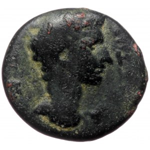 Phrygia, Hierapolis, Augustus (27 BC-14 AD), AE (Bronze, 18,9 mm, 5,95 g). Obv: [ΣEB]AΣTOΣ, bare head of Augustus right.