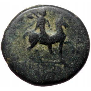 Phrygia, Hierapolis, Augustus (27 BC-14 AD), AE (Bronze, 18,9 mm, 5,95 g). Obv: [ΣEB]AΣTOΣ, bare head of Augustus right.