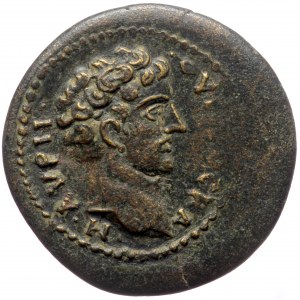 Phrygia, Apameia, Marcus Aurelius as caesar (139-161), AE triassarion (Bronze, 24,9 mm, 6,57 g).