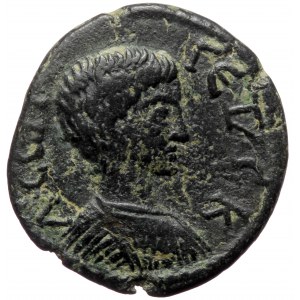 Phrygia, Hadrianopolis-Sebaste, Geta as caesar (198-209), AE assarion (Bronze, 21,8 mm, 4,68 g), struck under the archon