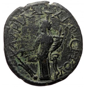 Phrygia, Hadrianopolis-Sebaste, Geta as caesar (198-209), AE assarion (Bronze, 21,8 mm, 4,68 g), struck under the archon