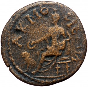 Phrygia, Akmoneia, Maximinus I Thrax (235-238), AE (Bronze, 25,3 mm, 6,58 g). Obv: AVT K Γ ΙΟV ΟVΗ ΜΑ[ΞΙΜΕΙΝ]ΟC, draped