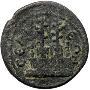 Pisidia, Selge, Antoninus Pius (138-161), AE diassarion (Bronze, 24,9 mm, 9,72 g). Obv: [...] KAICЄC - ЄOC[...] (?), la