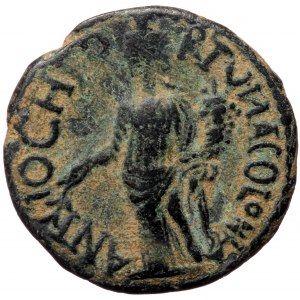 Pisidia, Antiochia, Julia Domna (193-217), AE (Bronze, 22,3 mm, 5,53 g). Obv: IVLI DO-MNA AVG, draped bust of Julia Domn