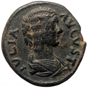 Pisidia, Antiochia, Julia Domna (193-217), AE (Bronze, 23,3 mm, 5,29 g). Obv: IVLIA AVGVSTA, draped bust of Julia Domna