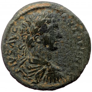 Pisidia, Antiochia, Caracalla (198-217), AE assarion (Bronze, 22,5 mm, 4,56 g). Obv: ANTONINVS - PIVS AVG, laureate, dra