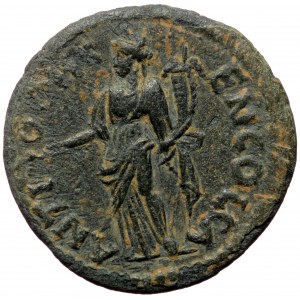 Pisidia, Antiochia, Caracalla (198-217), AE assarion (Bronze, 22,5 mm, 4,56 g). Obv: ANTONINVS - PIVS AVG, laureate, dra