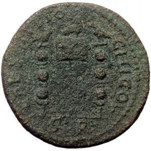 Pisidia, Antiochia, Philip I Arab (244-249), AE (Bronze, 26,2 mm, 9,53 g). Obv: IMP M IVL PHILIPPVS P F AVc, radiate, c