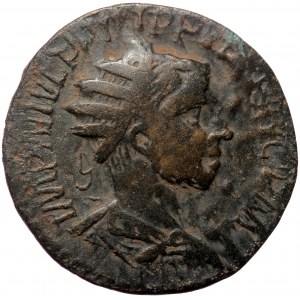 Pisidia, Antiochia, Philip I Arab (244-249), AE (Bronze, 25,4 mm, 9,49 g). Obv: IMP M IVL PHILIPPVS [F] AVG PM, radiate