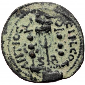 Pisidia, Antiochia, Volusianus (251-253), AE (Bronze, 23,5 mm, 5,06 g). Obv: IMP CAE RASLLOVAΛEPIAN, radiate, draped and