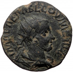 Pisidia, Antiochia, Valerianus (253-260), AE (Bronze, 21,1 mm, 5,06 g). Obv: IMP CAE RASLLOVVAΛEPIAN, radiate, draped an