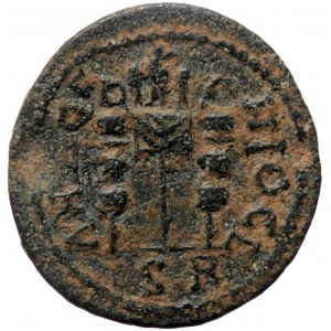 Pisidia, Antiochia, Valerianus (253-260), AE (Bronze, 23,6 mm, 5,84 g). Obv: [I]MP CAE RASLLOVAΛEPIAN, radiate, draped a