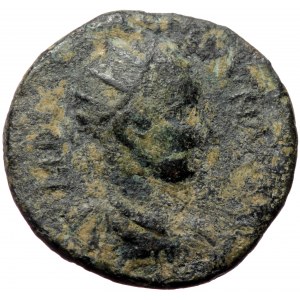 Pisidia, Antiochia, Valerian I (253-260)?, AE (Bronze, 20,3 mm, 4,59 g). Obv: IMP CAERASLLOVNΛ[HIΛC], radiate, draped an