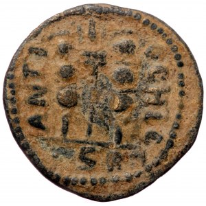 Pisidia, Antiochia, Galienus (253-268)?, AE (Bronze, 20,0 mm, 3,57 g). Obv: IMP CA ES P LIC GAI[…], radiate, draped and
