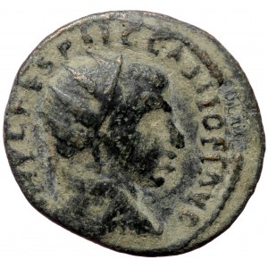 Pisidia, Antiochia, Gallienus (253-268), AE (Bronze, 23,0 mm, 5,60 g). Obv: IMP CAES P LIC GALLIO P F AV, radiate, drape