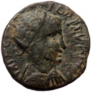 Pisidia, Antiochia, Gallienus (253-268), AE (Bronze, 20,6 mm, 4,44 g). Obv: IMP C[AES P L]IC GALLIO P [F], radiate, drap