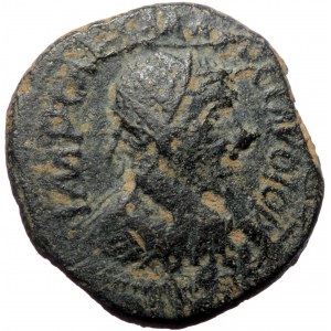Pisidia, Antiochia, Claudius II Gothicus (268-270), AE (Bronze, 26,1 mm, 9,21 g). Obv: IMP CAES M AVR CLAVDIO P, draped,