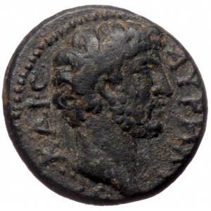 Pamphylia, Side, Marcus Aurelius (161-180), AE (Bronze, 17,7 m, 4,75 g).