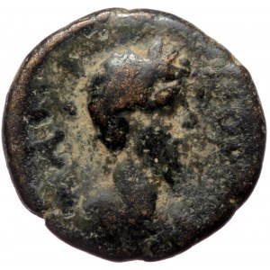 Pamphylia, Perge, Marcus Aurelius (161-180), AE (Bronze, 14,7 mm, 2,62 g). Obv: AYP - […], laureate and draped bust of A