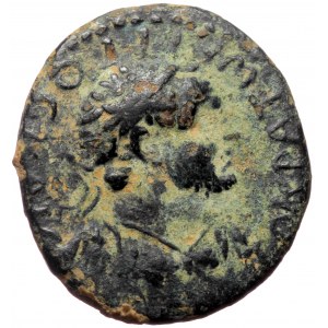 Lycaonia, Iconium, Titus as caesar (69-79), AE hemiassarion (Bronze, 21,4 mm, 4,75 g). Obv: AYTOKPATωP TITOC KAIC[AP], l