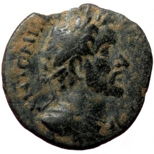 Lycaonia, Iconium, Antoninus Pius (138-161), AE (Bronze, 18,7 mm, 3,01 g). Obv: ANTONI[N - VS AVG NIVS], laureated, drap