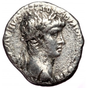 Cappadocia, Caesarea-Eusebeia, Nero (54-68), AR hemidrachm (Silver, 13,8 mm, 1,46 g), struck ca. AD 54-64.