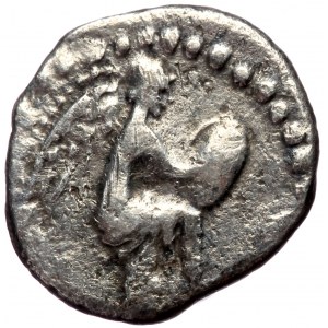 Cappadocia, Caesarea-Eusebeia, Nero (54-68), AR hemidrachm (Silver, 13,8 mm, 1,46 g), struck ca. AD 54-64.
