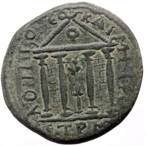 Pontus, Neocaesarea, Geta as caesar (198-209), AE tetrassarion (Bronze, 29,5 mm, 16,51 g), CY 146 = 209/10.