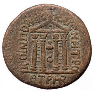Pontus, Neocaesarea, Geta as caesar (198-209), AE tetrassarion (Bronze, 31,2 mm, 16,34 g), CY 146 = 209/10.