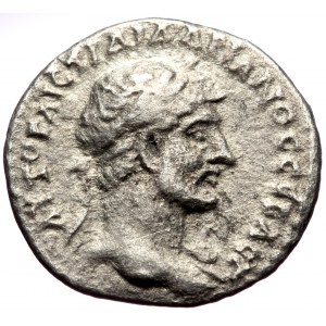 Cappadocia, Caesarea-Eusebia AR Hemidrachm (Silver 1,50g 14mm) Hadrian (117-138) Dated RY 4 = AD 119/20.