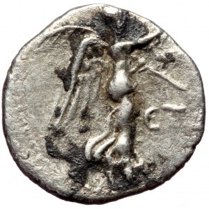 Cappadocia, Caesarea Eusebeia, Hadrianus (117-138), AR hemidrachm (Silver, 13,4 mm, 1,41 g), RY 4 = AD 119/120.