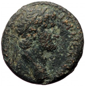 Syria, Seleucis and Pieria, Antiochia, Nero (54-68), AE (Bronze, 19,7 mm, 6,14 g). Obv: IM NERO CL[A] - [CAESAR], laurea