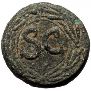 Syria, Seleucis and Pieria, Antiochia, Nero (54-68), AE (Bronze, 19,7 mm, 6,14 g). Obv: IM NERO CL[A] - [CAESAR], laurea