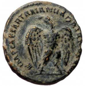 Hadrian (117-138) AE Quadrans(Bronze 3,12g 19mm) Rome,128-129