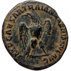 Hadrian (117-138) AE Quadrans (Bronze 2,82g 19mm) Rome, 128-129