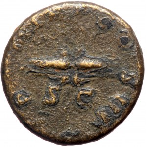 Hadrian (117-138), AE quadrans (Bronze, 18,4 mm, 3,60 g), Rome, 121/122.
