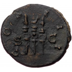 Hadrian (117-138) Æ Quadrans (Bronze 3,24g, 18mm) Rome