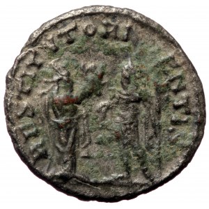 Valerian (251-260), AE antoninianus (Bronze, 19,9 mm, 3,18 g). Obv: IMP C P LIC VALERIANVS P F AVG, radiate, draped and