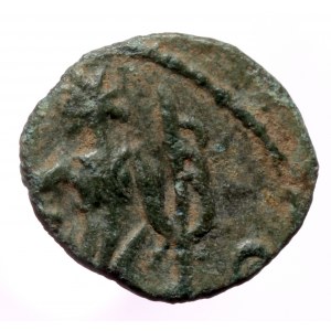 Gallic Empire imitative pseudo-imperial coinage, late 3rd-early 4th centuries AD, AE (Bronze, 10,8 mm, 0,61 g).