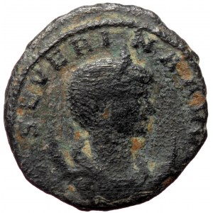 Severina (270-275), Antiochia, AE antoninianus (Bronze, 22,2 mm, 3,58 g), struck 275. Obv: SEVERINA AVG, draped bust ri