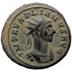 Aurelian (270-275), Cyzicus, AE antoninianus (Bronze, 22,9 mm, 4,34 g). Obv: IMP AVRELIANVS AVG, radiate and cuirassed