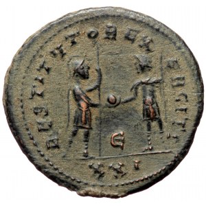 Aurelian (270-275), Cyzicus, AE antoninianus (Bronze, 22,9 mm, 4,34 g). Obv: IMP AVRELIANVS AVG, radiate and cuirassed