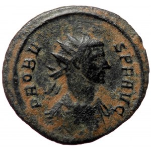 Probus (276-282), Rome, AE antoninianus (Bronze, 21,3 mm, 2,92 g). Obv: PROBV - S P F AVG, radiate and cuirassed bust r