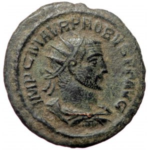 Probus (276-282), Antiochia, AE antoninianus (Bronze, 22,3 mm, 3,00 g). Obv: IMP C M AVR PROBVS P F AVG, radiate and dr