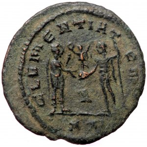 Probus (276-282), Antiochia, AE antoninianus (Bronze, 22,3 mm, 3,00 g). Obv: IMP C M AVR PROBVS P F AVG, radiate and dr