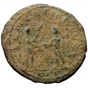 Probus (276-282), Antiochia, AE antoninianus (Bronze, 22,5 mm, 2,91 g). Obv: IMP C M AVR PROBVS P F AVG, radiate and dr
