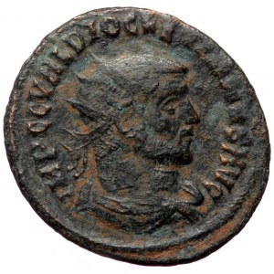 Diocletianus (284-305), Antiochia, AE antoninianus (Bronze, 22,0 mm, 3,08 g). Obv: IMP C C VAL DIOCLETIANVS AVG, radiat